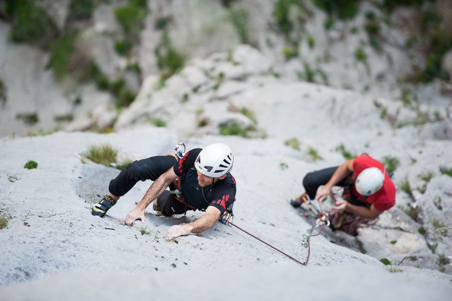 Multi pitch climbing adventure in Croatia