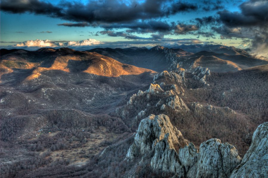 Velebit aerial photo