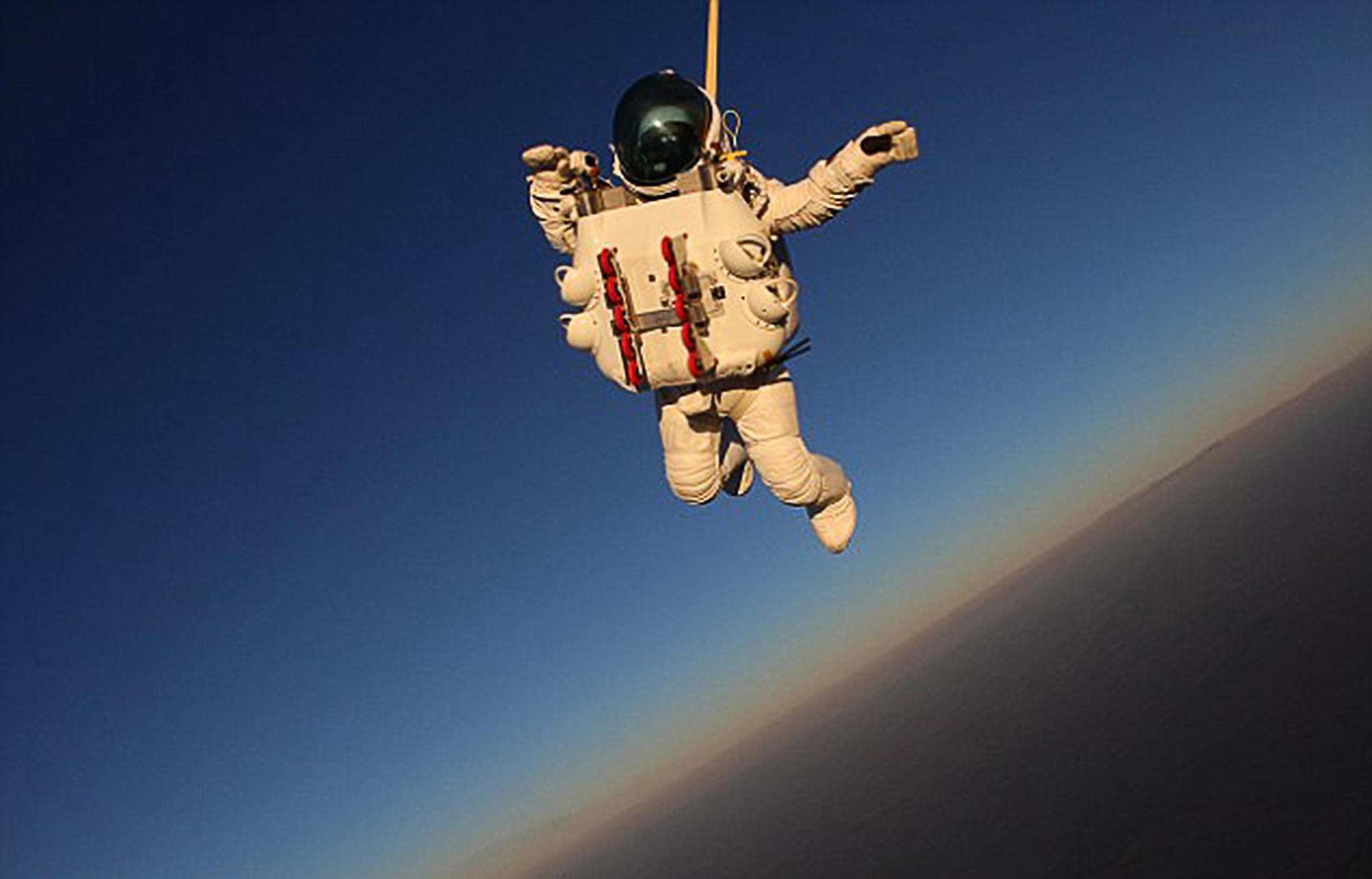 space skydiving