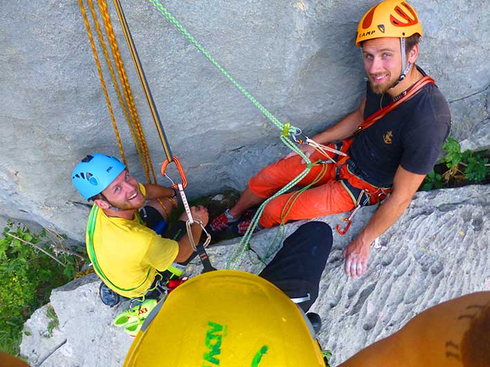 Climbing in Croatia is fun