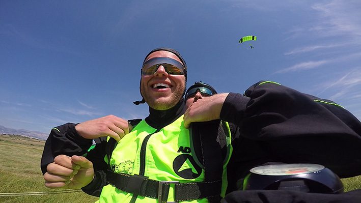 happy tandem guy