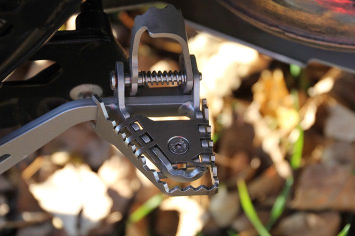 Rear brake footprint