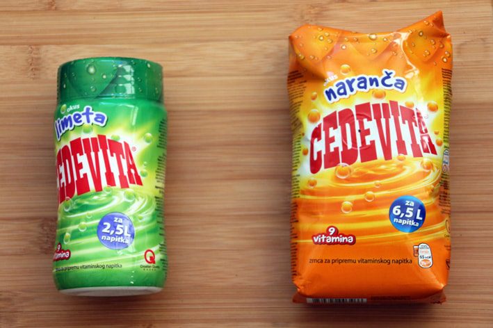 Cedevita drink product of Croatia
