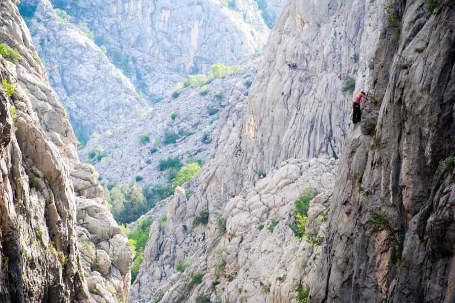 Paklenica climbing area