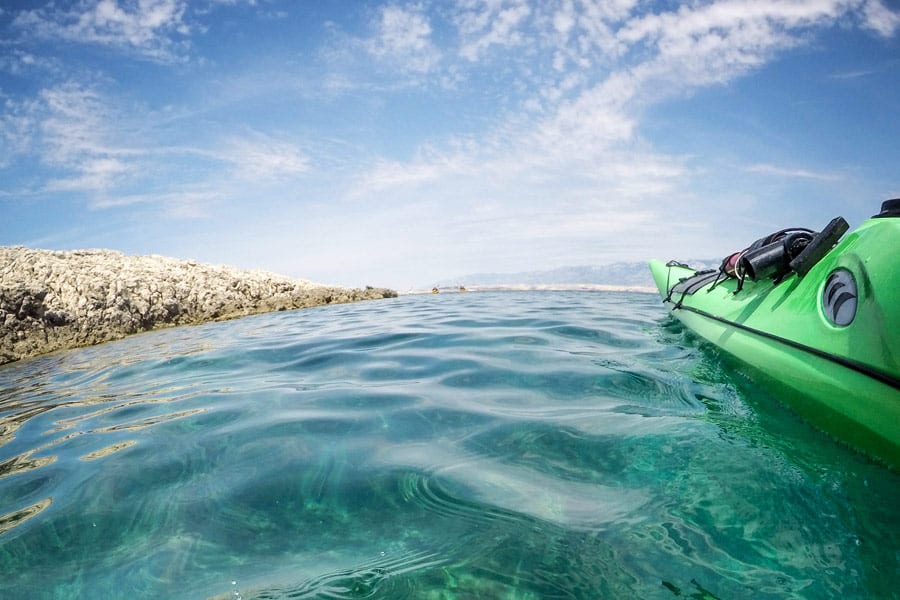 Adriatic sea kayaking Croatia