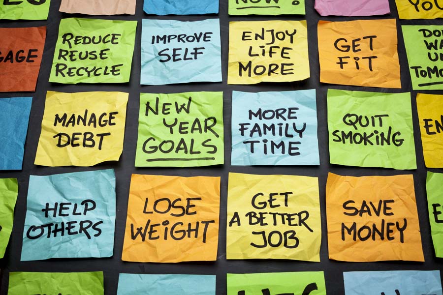New year resolution list 2018